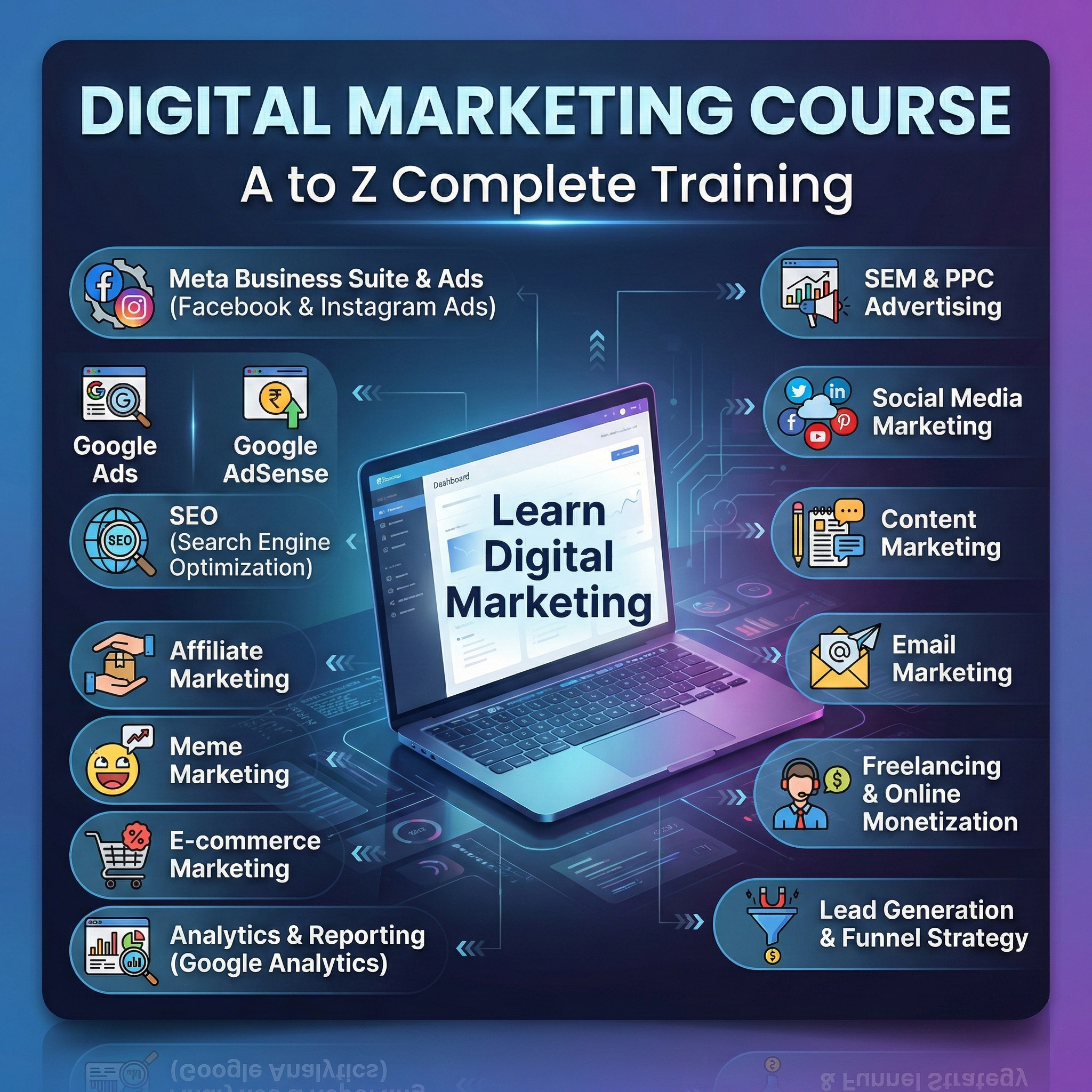 Digital Marketing Course – A to Z Complete Training